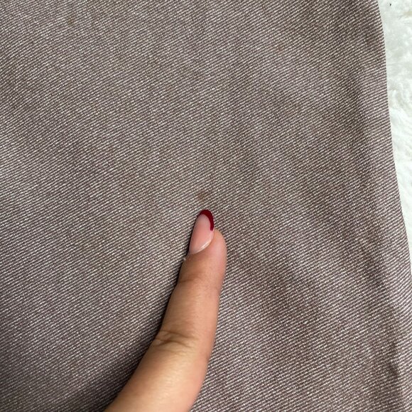 Y2K Vintage Marc Jacobs Women's Brown Skinny High-Rise Pleated Jeans Size 8 - Picture 14 of 14